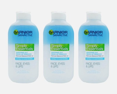 Garnier Simply Essentials Beruhigender 2-in-1 Make-Up Entferner 200ml - 3er Pack