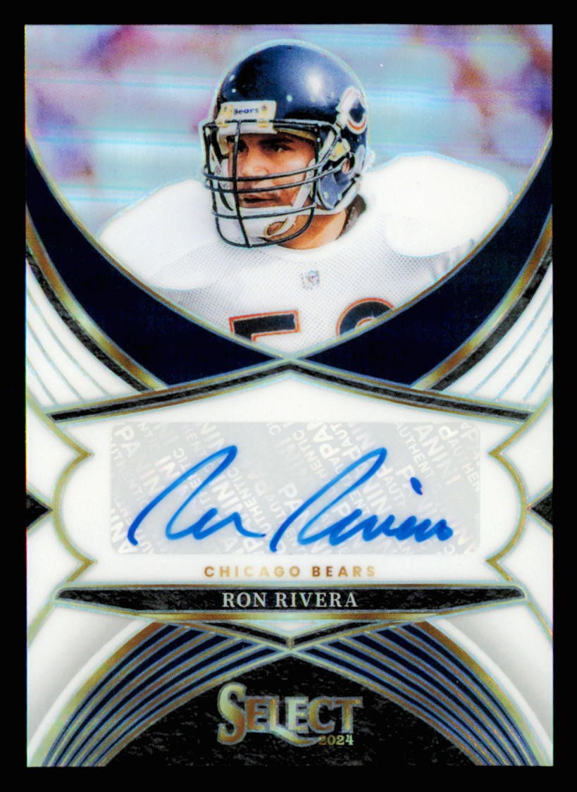 2024 Panini Select #SSP-RRA Ron Rivera Select Signatures White Prizm #/50