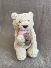 Jellycat Bartholomew Bear Ice Cream  Oatus Bear  FAO Schwarz exclusive, BNWT.