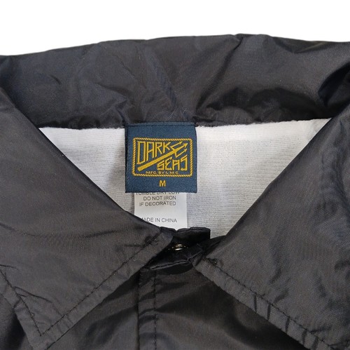 Dark Seas Division Mens Jacket Size M Black Button Up Windbreaker LMG Brand New - Picture 9 of 14