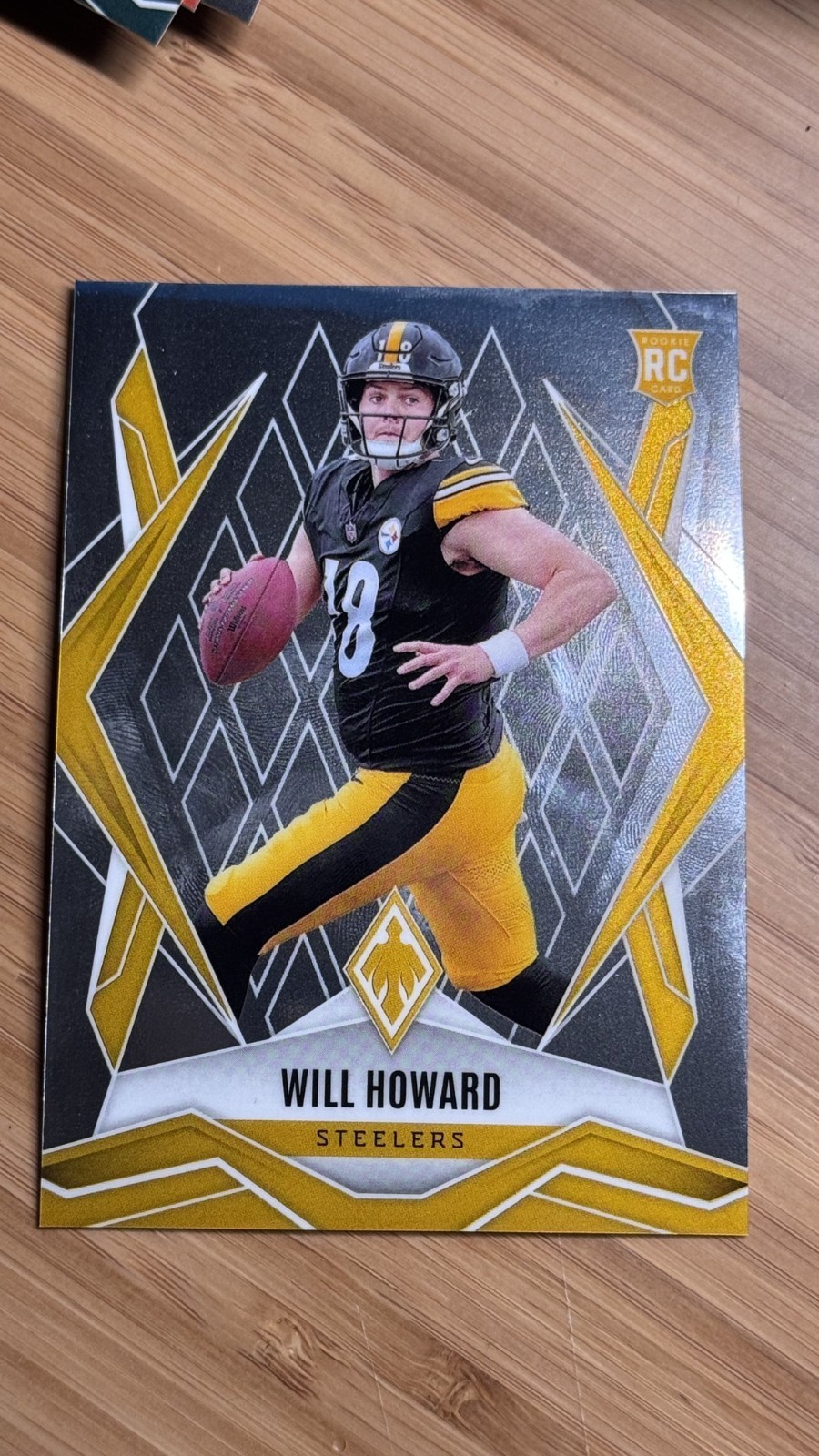 Will Howard 2025 Panini Phoenix - RC Pittsburgh Steelers #165