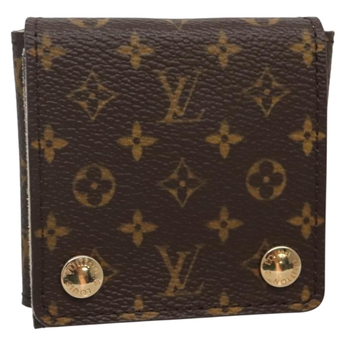 Luis Vuitton ケース LOUIS VUITTON Monogram Jewelry Case Jewelry Box LV Auth 142037 | eBay