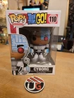 Funko Pop Teen Titans Go! Cyborg #110 Vinyl Figure Vaulted 2014 With Protector