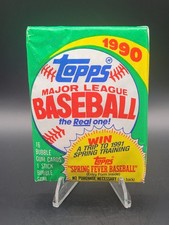 1990 Topps Major League Baseball Sealed Singl...