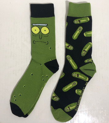 SWAG - Rick And Morty 2 Pair Men s Size 11-14 Socks - New No Tags - Unisex