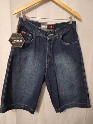 South Pole Baggy Denim Jorts Jean Shorts Men's 34 (FITS 30) Skater Hip Hop Y2K