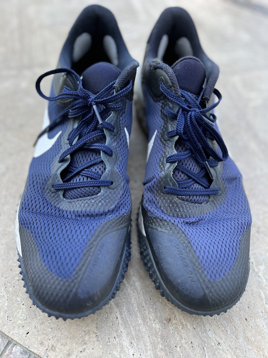 Nike Alpha Huarache Turf Men Baseball Shoes Navy Size 15 | eBay