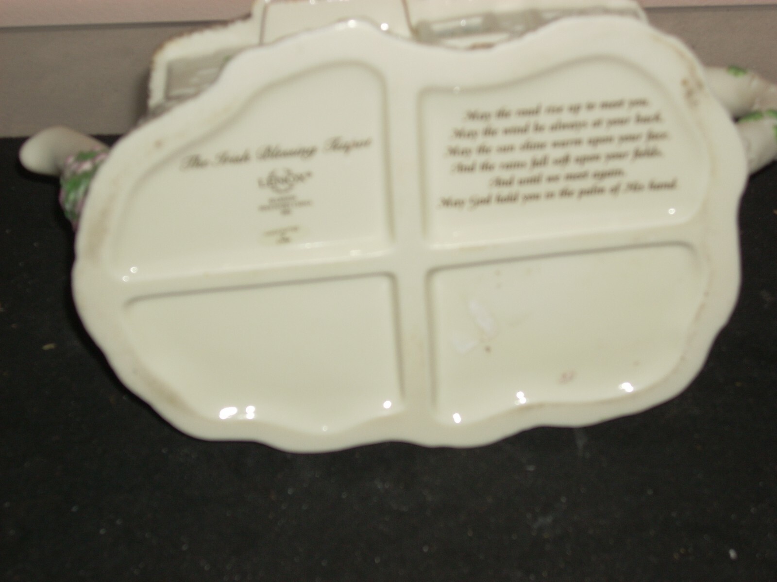 LENOX IRISH Blessing TEA POT/ DATED 2002 THE IRISH BLESSING No Lid eBay