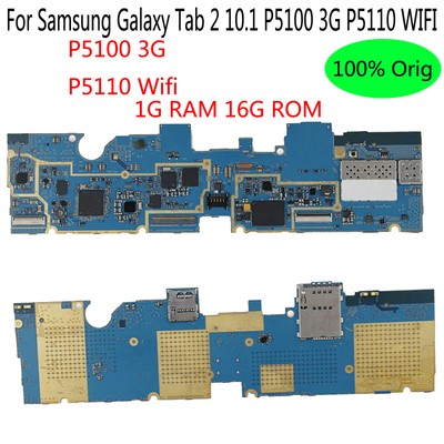 Original For Samsung Galaxy Tab 2 10.1 P5100 3G P5110 WIFI Mainboard Logic  Board | eBay