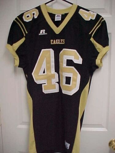 Vintage Russell Athletic Football Jersey XL Half Crop Mesh White