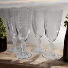Vintage Mikasa Enchanted Moments Wine & Iced Tea Glasses Set of (4) Collectible