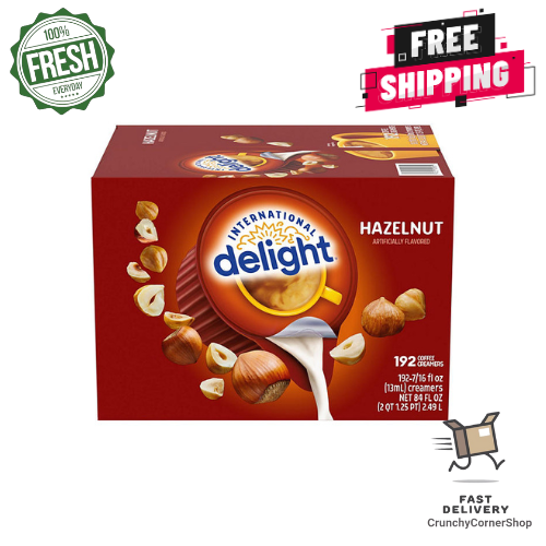 Crema de café avellana International Delight individual (192 quilates) envío gratuito