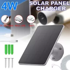 4W Solar Panel Charger for Ring Camera Spotlight & Stick Up Cam with 10ft Cable