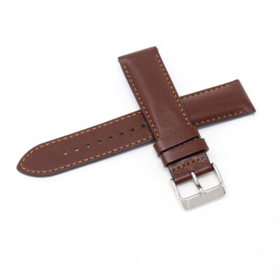 [Seiko] Band Watch 22Mm Belt Cowhide Smooth Men'S Dark Brown Care Instru...