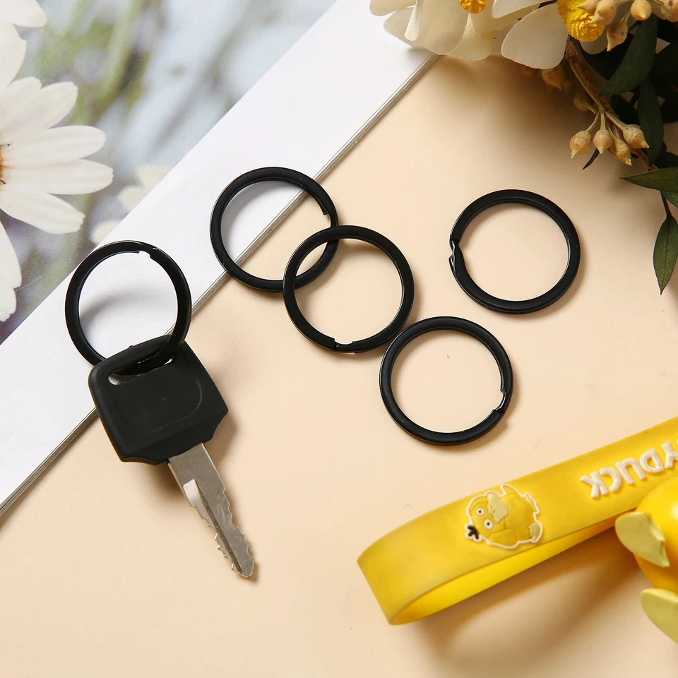 5/10/20/ 50 Stück hohe Qualität Runde Blank Split Key Ring - Bild 2 von 4