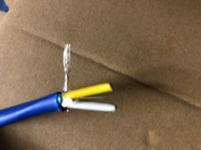 25' Extron 22-129 2 Conductor MHR Mini High Resolution S-Video Plenum Cable