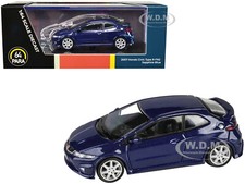 2007 HONDA CIVIC TYPE R FN2 BLUE 1/64 DIECAST MODEL CAR BY PARAGON PA-55396