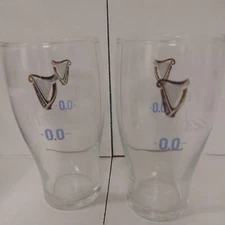 12 x Guinness 0.0 Pint Glasses 20oz Tulip Latest Design Brand New