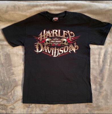 Harley-Davidson Dealershirt Dresden Partake - 100% Baumwolle, Bedruckt, Größe XL