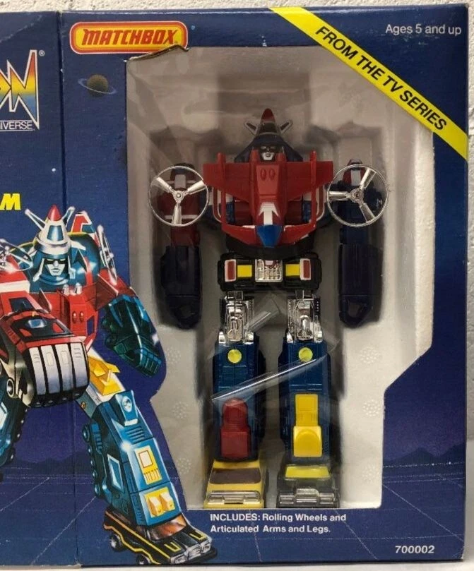 Voltron Miniature Vehicle Team Matchbox Die-Cast Plastic 1985 Defender Universe - Image 3 of 3