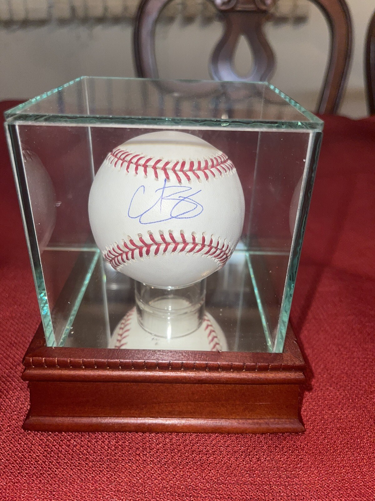 Clayton Kershaw Los Angeles Dodgers Curt Schilling Auto Baseball/New Steiner Case/Authenticity Boston Red Sox MLB 