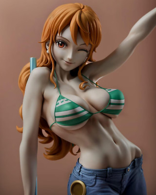 Nami One Piece Manga Fan Art Figur 12K Resin 3d gedruckt