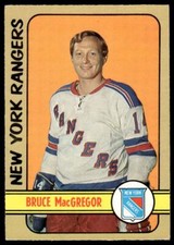 1972-73 O-Pee-Chee LOW End Bruce MacGregor New York Rangers #103