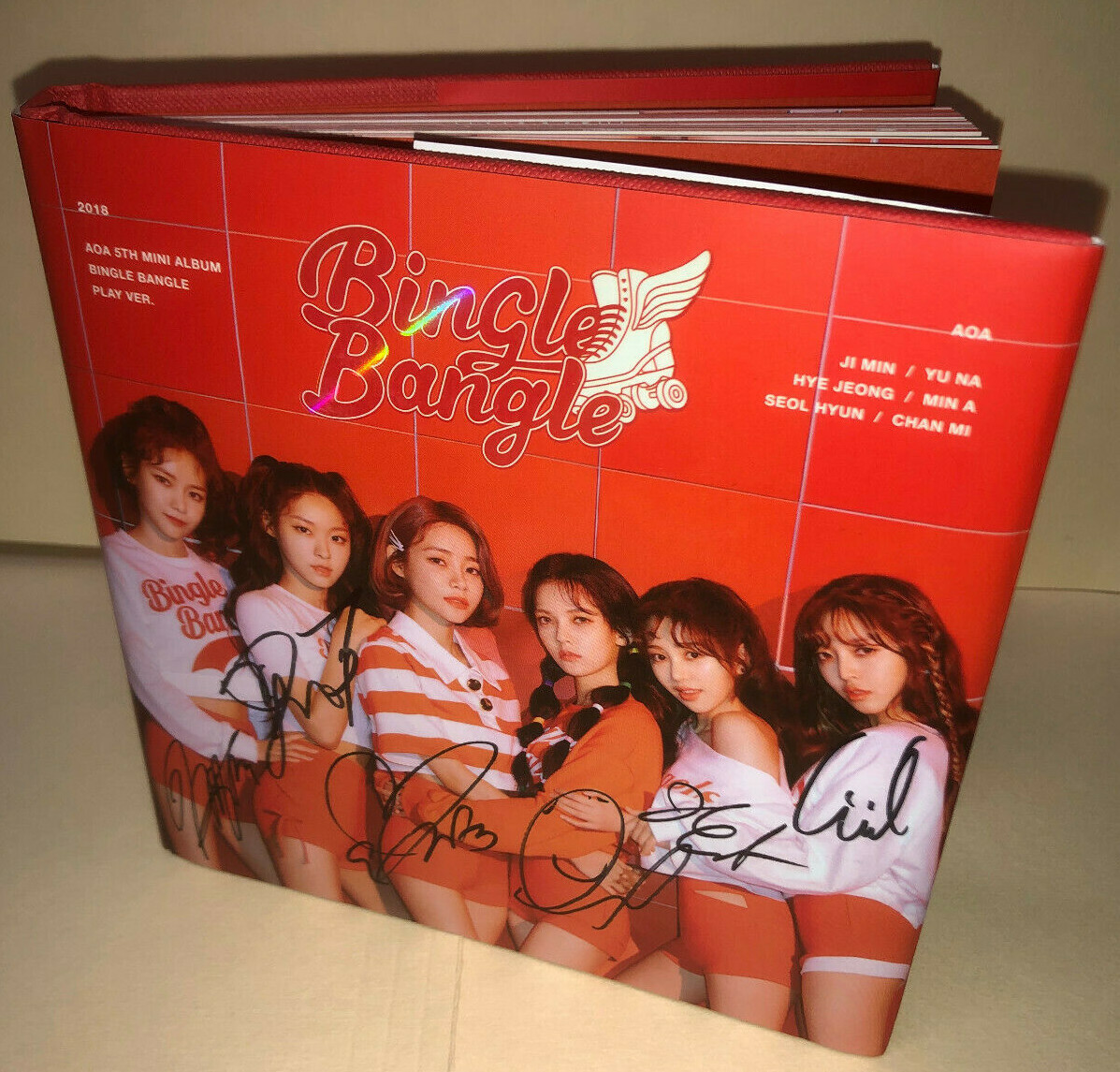 K-POP・アジア AOA kpop hand signed album kpop K-POP・アジア AOA kpop hand signed album kpop AOA kpop hand