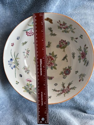 Vintage 20th Century Honk Kong Hand Painted Bowl