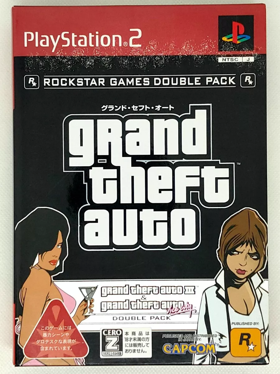 Gta Grand Theft Auto 3 E Vice City Double Pack Original Ps2