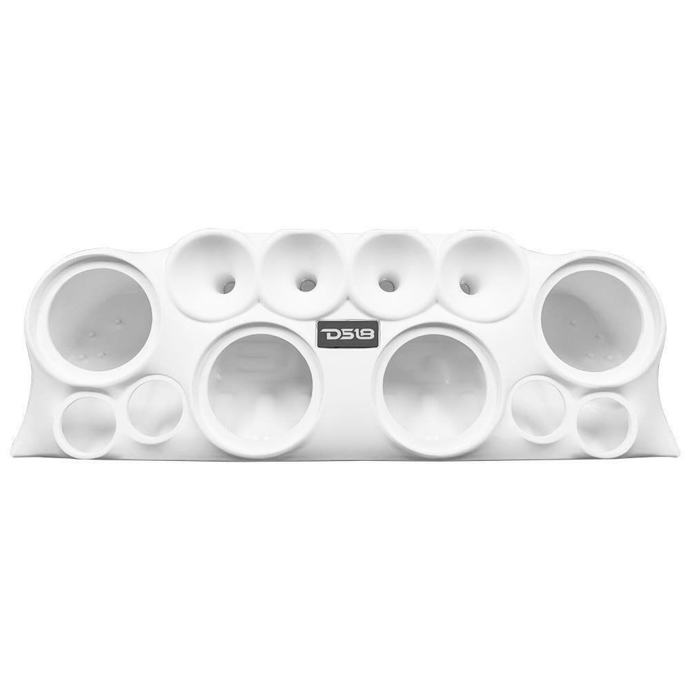DS18 White JLOUD Jeep Wrangler Molded Soundbar System for JK JKU JL