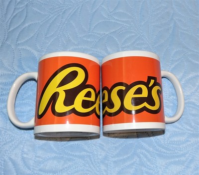 2 Reese's Peanut Butter Cup Coffee Tea Hot Chocolate Mugs Cups By Galerie
