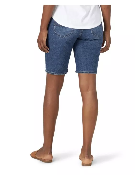 Womens mid rise bermuda shorts hot sale