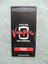 Musical Flyer Tanz der Vampire, ab November in Hamburg (2023