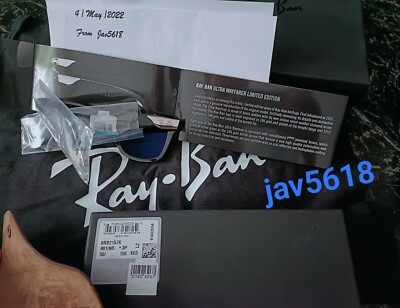 RAYBAN SUNGLASSES WAYFARER 2157K?ULTRA GOLD 18kt LIMITED EDITION 