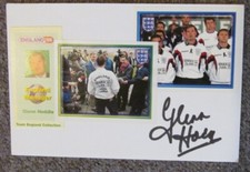 England Manager Signed Glen Hoddle. Postcard size item