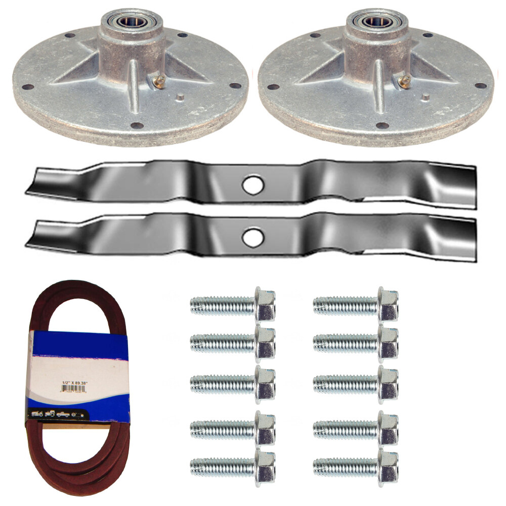 42-Inch Murray Mower Deck Kit with 2925 Spindle 37x88 Belt 6476 Blades 9469 Bolts