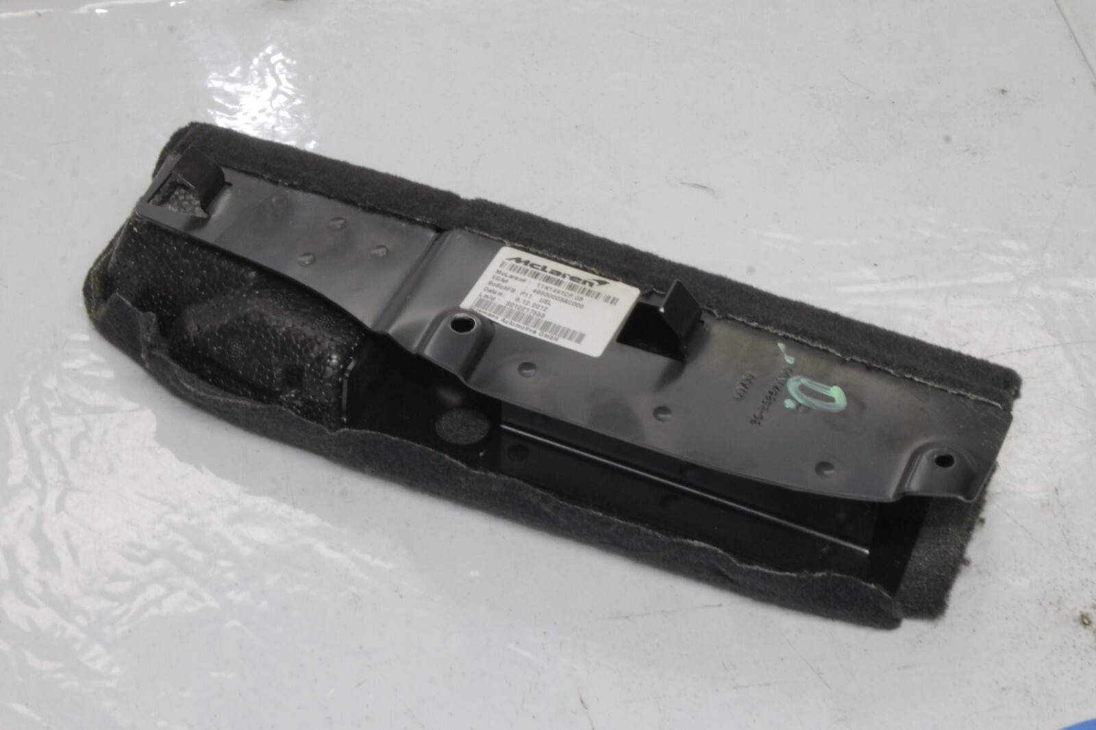 12-14 MCLAREN MP4-12C 12C 570 650 OEM LH DRIVERS DEAD KICK PANEL 11N1491CP STOCK