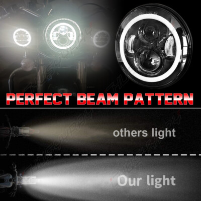 4pcs 5.75 5-3/4 LED Headlight Hi/Lo Sealed Beam Projector for Ford