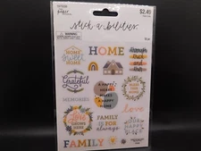 The paper studio Home stickers 32pc