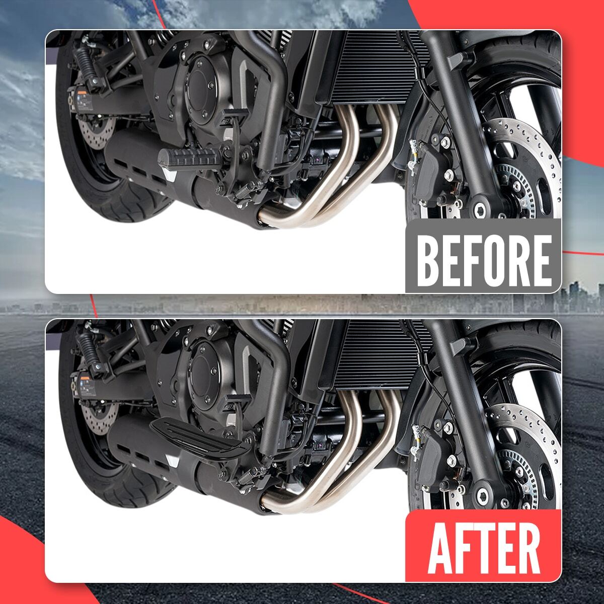 Fit For Kawasaki Vulcan S650 EN650 VN650 2015-2023 Front