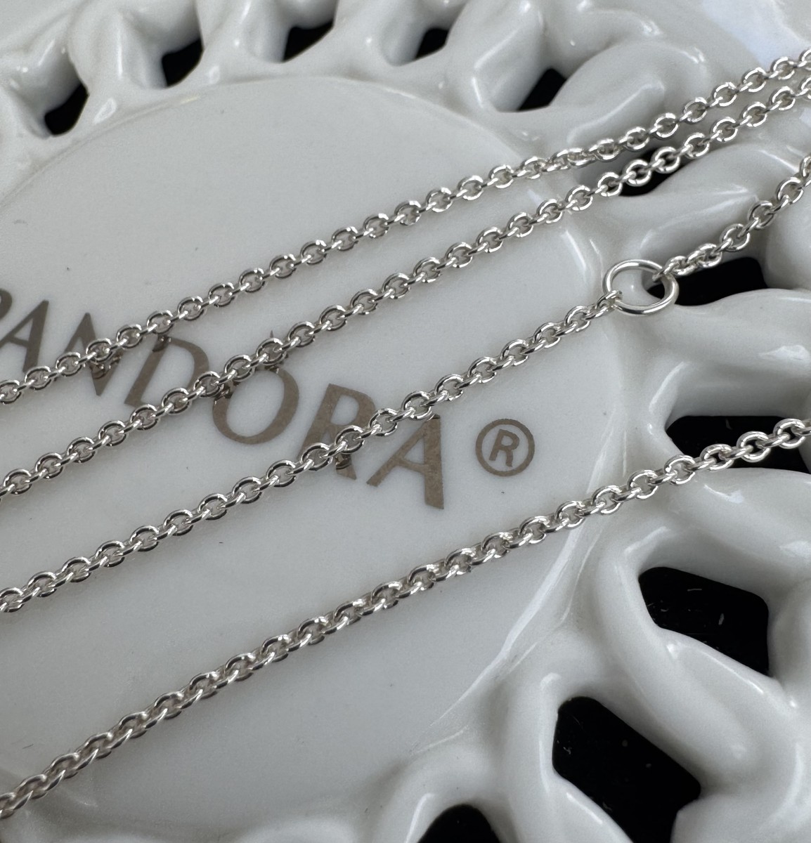 Authentic Pandora Classic Cable Chain Necklace #590412 | eBay