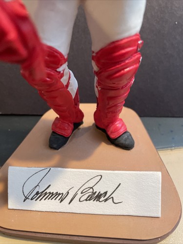 Johnny Bench Gartlan signed Statue Figure Cincinnati Reds HOF COA - Picture 2 of 5