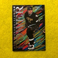 MIKE MODANO , DALLAS STARS , 1994 FLAIR NHL HOCKEY , SCORING POWER INSERT CARD 7