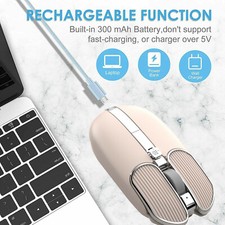 Wireless Mouse Slim Portable Computer Mice Noiseless Click for PC Mac Laptop