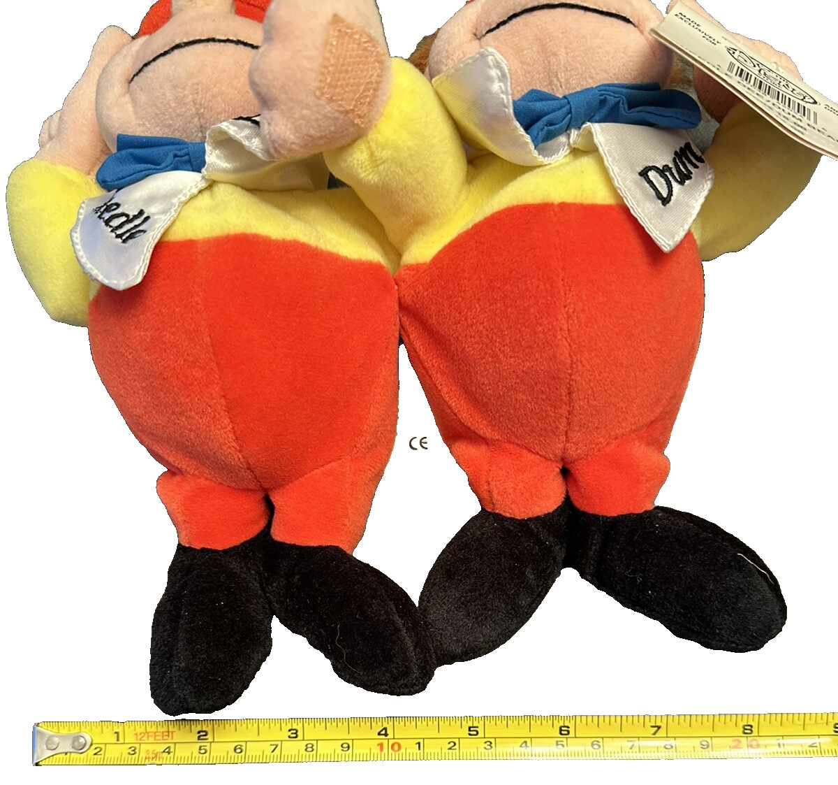 tweedle dee tweedle dum Beanbag Alice In Wonderland Disney