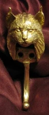 LYNX J Hook, Robe Hook, Coat Hook, Leash Hook Bronze