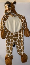 Giraffe Plush Costume One Piece Realistic Halloween Play Soft Warm Toddler Sz