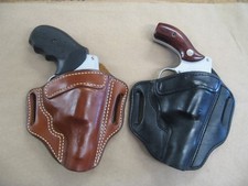 Azula Leather OWB 2 Slot Pancake Belt Holster CCW For.. Choose Color  Gun - 2
