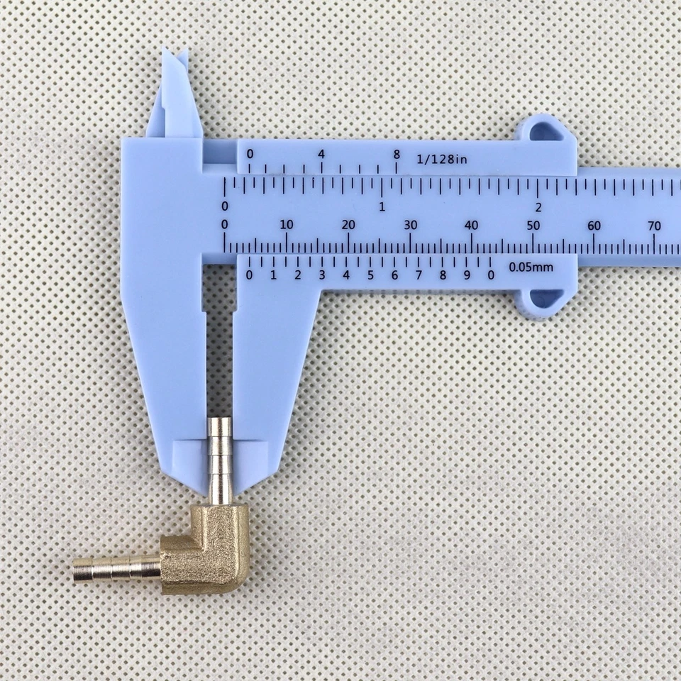 1Pcs 1/8 Inch (4mm) Brass Barbed Tube Pipe Fitting Hose Barb Elbow 90 Degree - Image 4 of 4